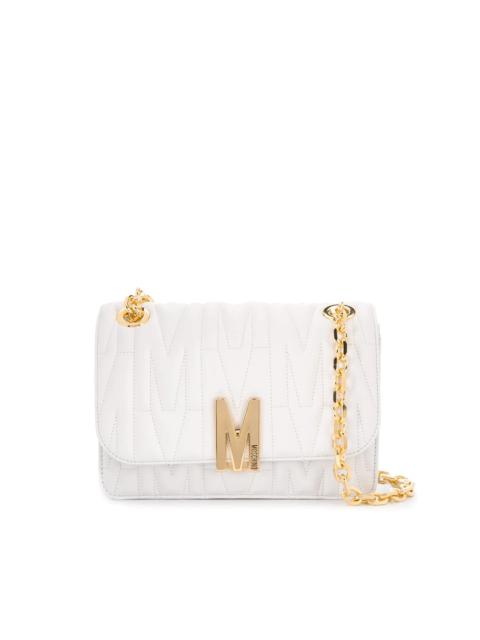 M-quilted shoulder bag