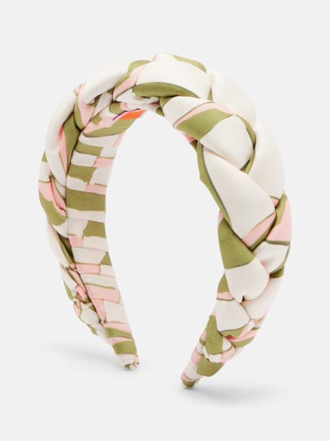 La DoubleJ Rapunzel braided twill headband