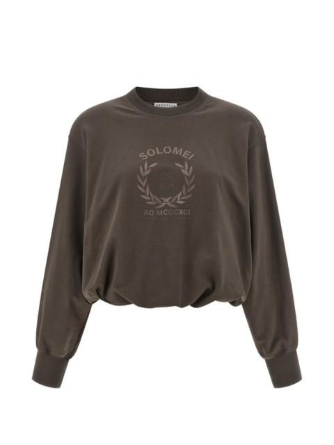 Brunello Cucinelli dropped-shoulder curled sweatshirt