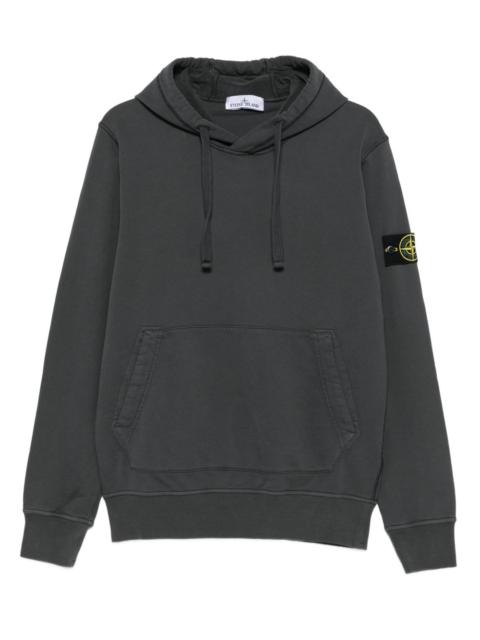 Stone Island logo-patch hoodie