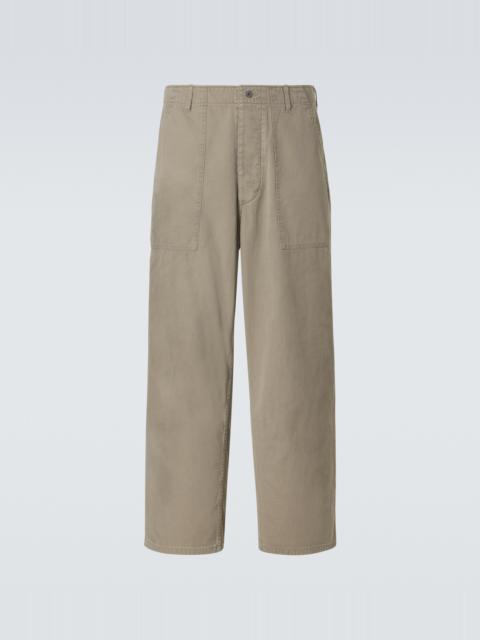 A.PRESSE Vintage cotton straight pants