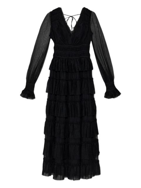 ALLSAINTS tiered ruffle dress