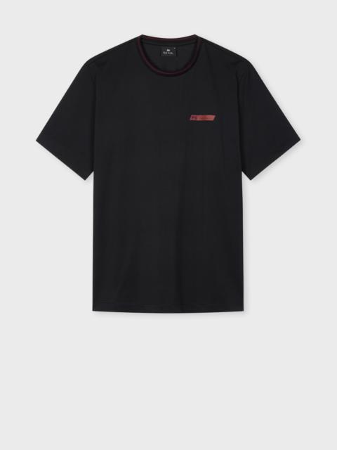 Paul Smith Black Regular-Fit Cotton Logo T-Shirt