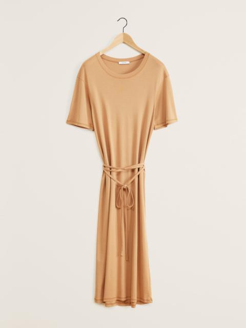 Lemaire BELTED RIB T-SHIRT DRESS