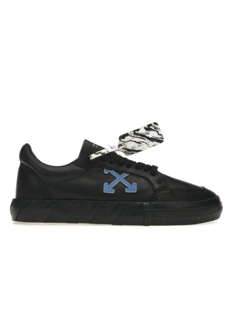 OFF-WHITE Vulc Low Black/Blue Leather SS21