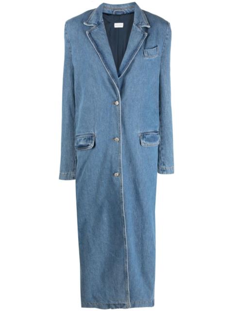 MAGDA BUTRYM single-breasted denim coat