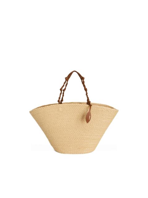 Jil Sander Tangle logo-tag bucket bag