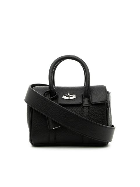 Mulberry mini Bayswater heavy grain leather satchel