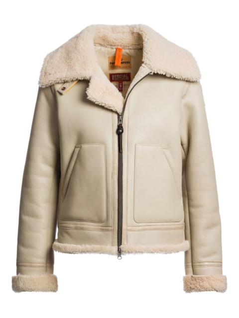 PARAJUMPERS Gialean shearling-collar zip jacket