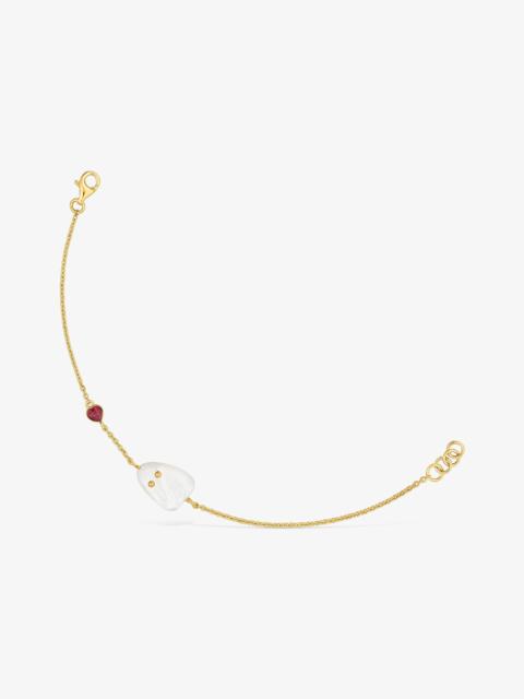 TOUS 18kt gold vermeil, mother-of-pearl and ruby Bracelet TOUS Boo
