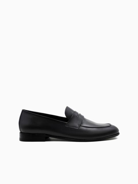 Leather loafers