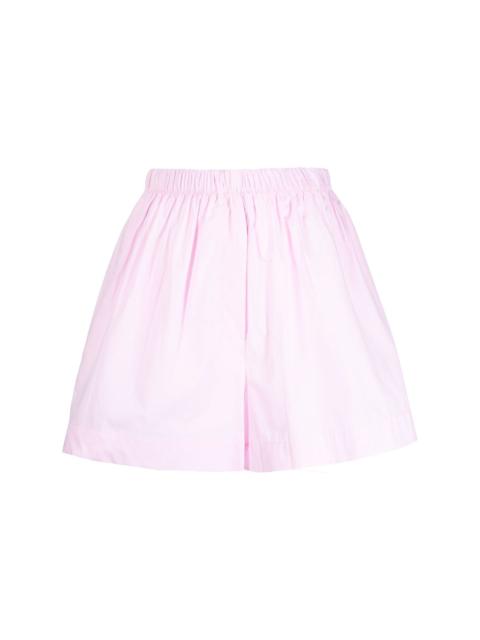 KIKA VARGAS wide-leg cotton shorts