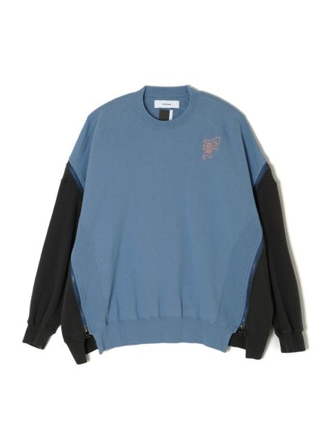 FACETASM Waffle Knit Zip Sweatshirt
