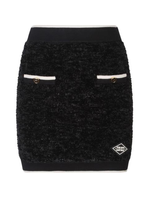 ELISABETTA FRANCHI logo-detail skirt