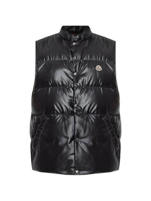Moncler logo-patch padded gilet