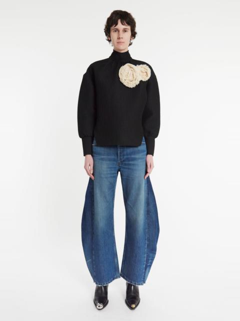 A.W.A.K.E. MODE RECYCLED JEANS WITH SIDE INSERTS BLUE