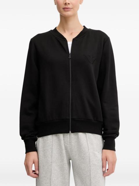 EMPORIO ARMANI logo-embroidered sweatshirt