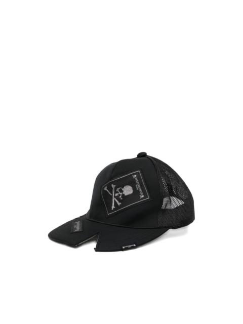 MASTERMIND WORLD logo-patch mesh cap