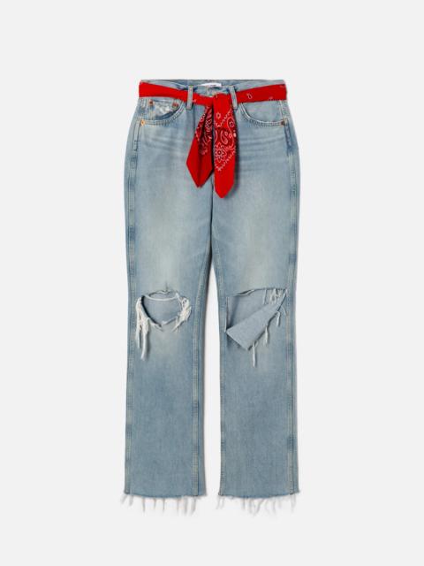 RE/DONE 90s High Rise Loose With Bandana - Silver Springs