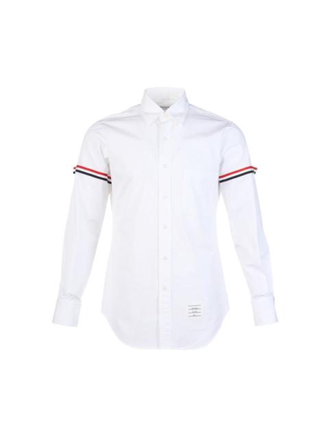 Thom Browne Long Sleeve Point Collar Shirt