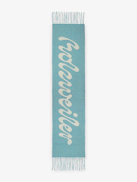 Holzweiler Holzweiler x Bjarne Melgaard x Caviar Kaspia Bambino wool-blend scarf