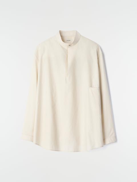 Lemaire SAILOR TOP IN WASHED COTTON AND SILK BLEND
