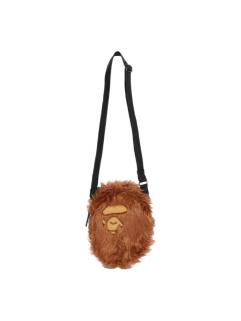 A BATHING APE® A Bathing Ape Ape Head Shoulder Bag 'Brown' 0ZXBGM002901RBWX
