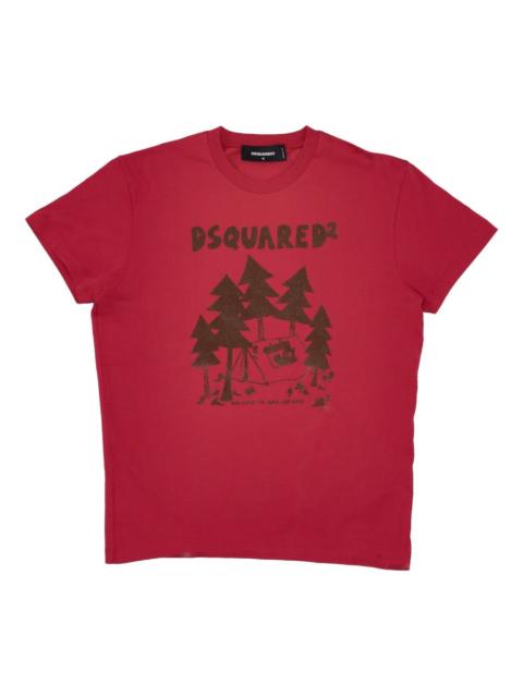 DSQUARED2 tree-graphic T-shirt