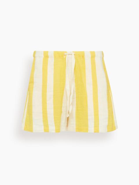 lemlem Safia Shorts in Mezimuri Yellow