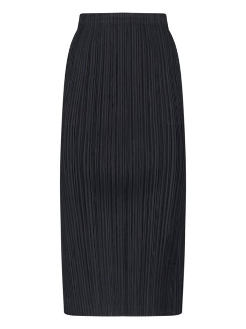 Pleats Please Issey Miyake PLEATED MIDI SKIRT