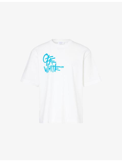 Off-White Vibe Sol Logo Cotton T-shirt