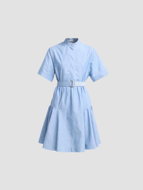 Burberry Women's Jean Denim Belted Dress - Stoke Blue Melange