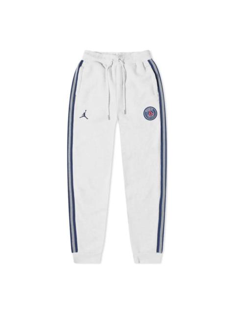 Air Jordan x PSG Crossover Paris Saint-Germain Stripe Sports Pants 'White Black' DB6502-051