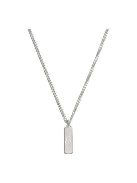 GUCCI (WMNS) Gucci Diagonal Interlocking G Necklace 'Silver' 774055-J8400-8106