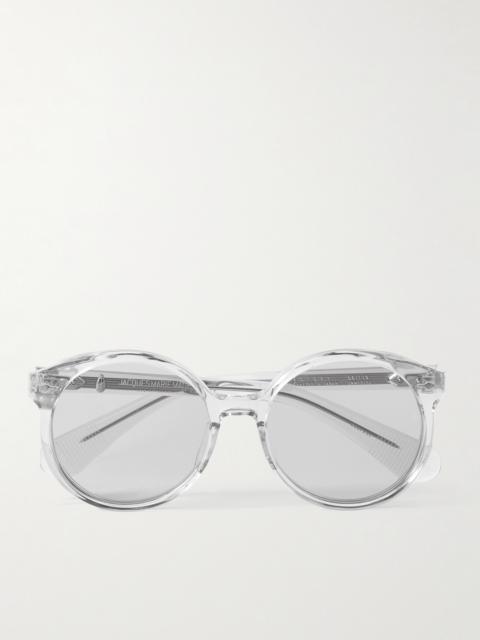 JACQUES MARIE MAGE Round-Frame Acetate Sunglasses