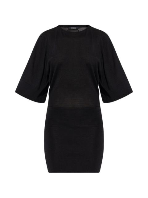 JACQUEMUS crew neck dress
