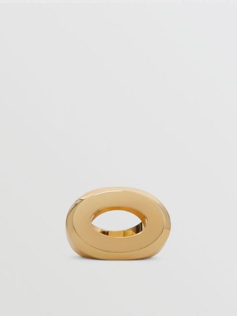 Burberry Gold-plated Cut-out Detail Ring