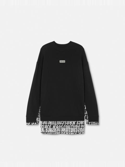 VERSACE JEANS COUTURE Logomania Loose-Fit Sweatshirt