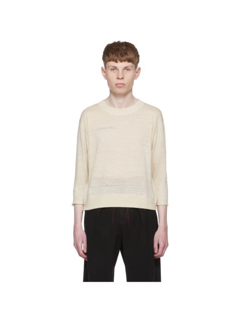 Off-White Linen Sweater