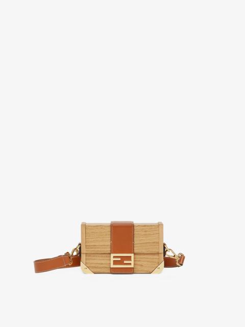 FENDI Natural wood bag