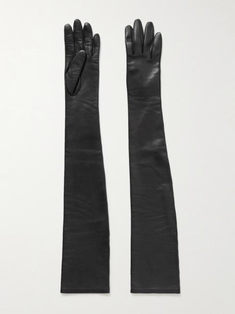 KHAITE Remo Long Leather Gloves