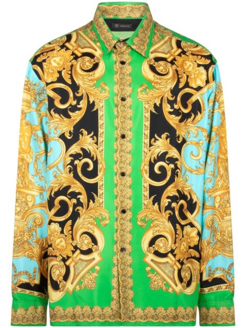VERSACE Barocco-print shirt