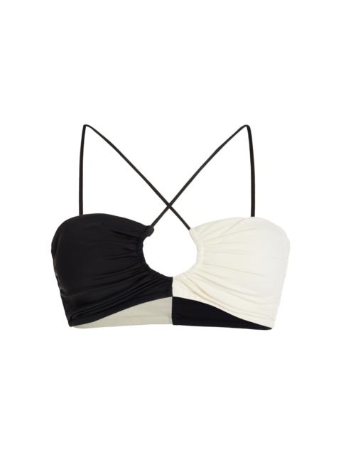 BY MALENE BIRGER Exclusive Seabay Bikini Top black/white