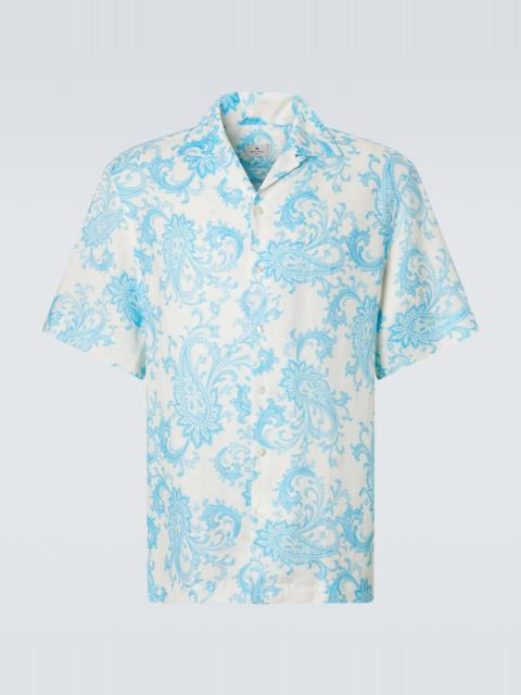 Etro Paisley linen shirt