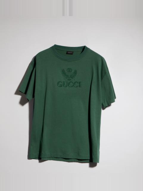 GUCCI Cotton jersey T-shirt with embroidery