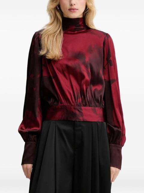 GESTUZ GZselina open back tie blouse