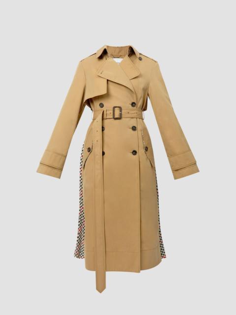 PLEATED TRENCH COAT