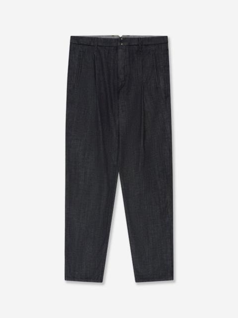 SLOWEAR Tapered fit Japanese denim trousers