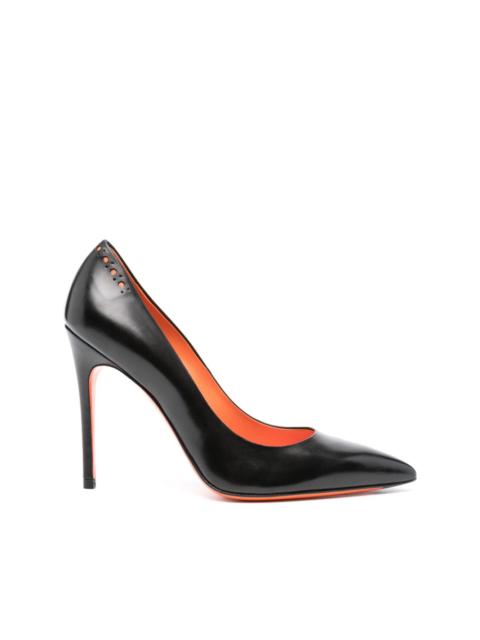 105mm leather pumps