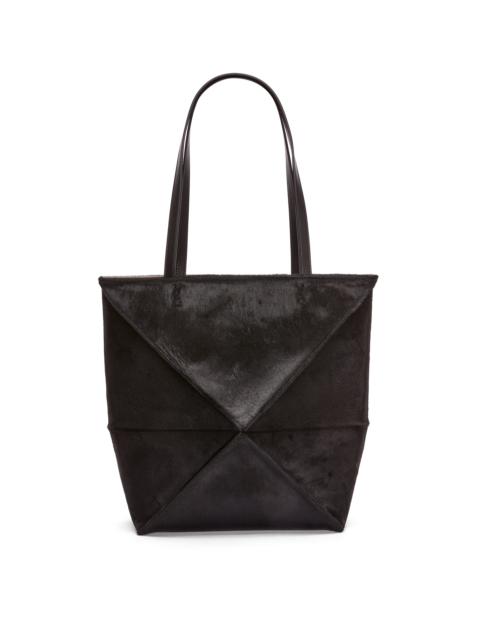 Loewe Puzzle Fold Tote in hairy calfskin